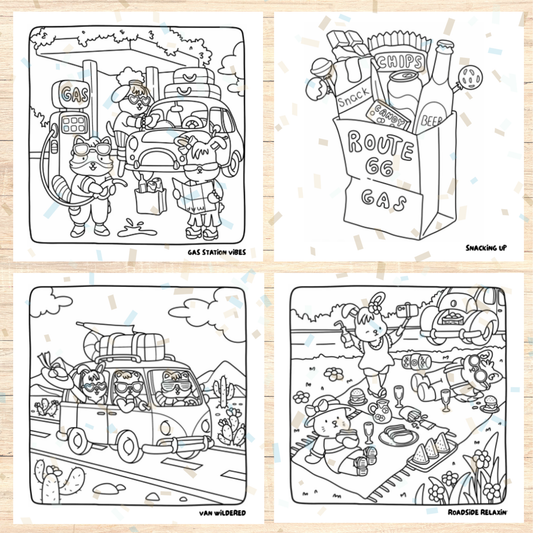 Road Trippin' Party Pack #3 Digital Download (Mini Pack)
