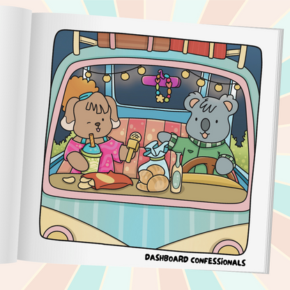 Road Trippin' Coloring Book