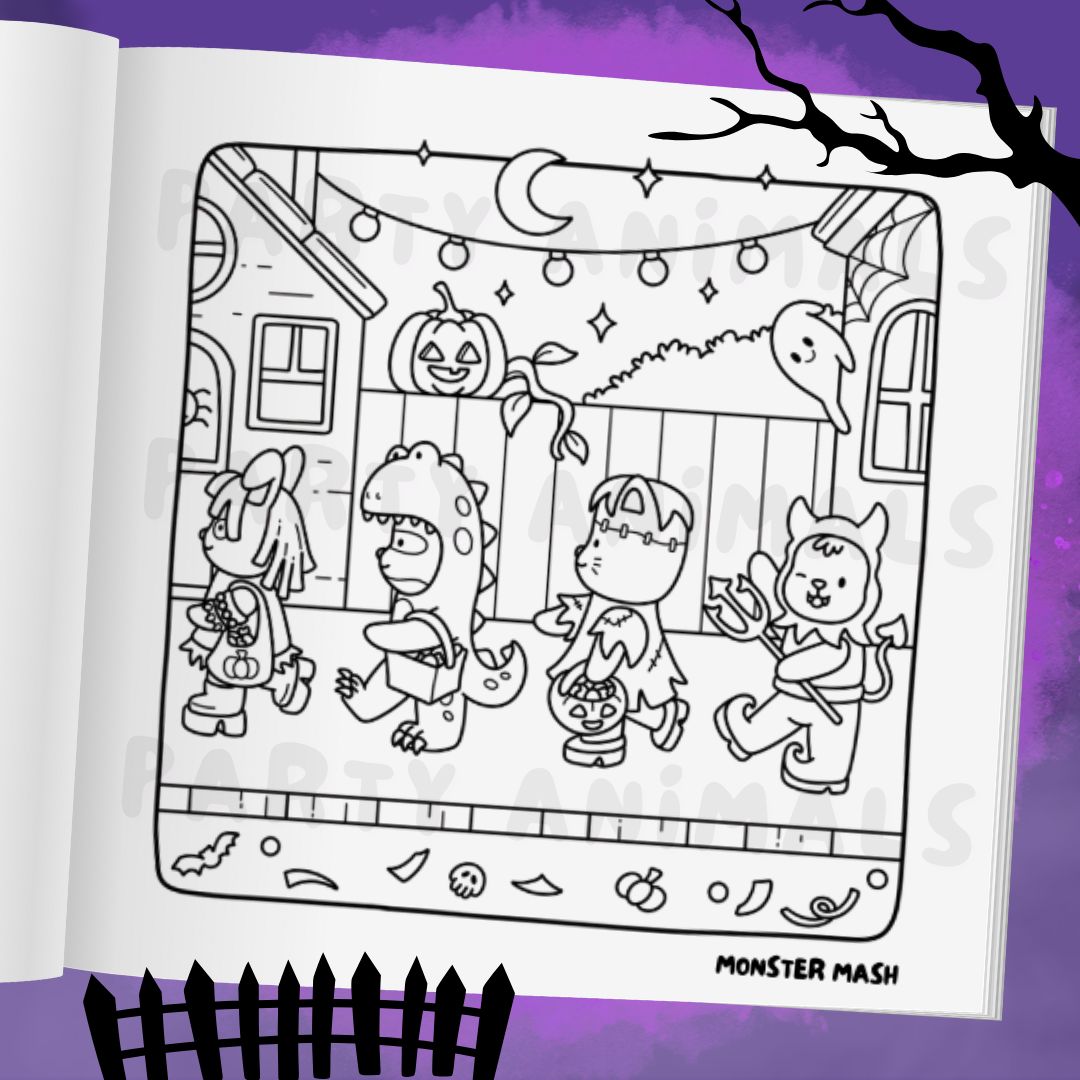 The Boo Crew Coloring Book (Digital Download)