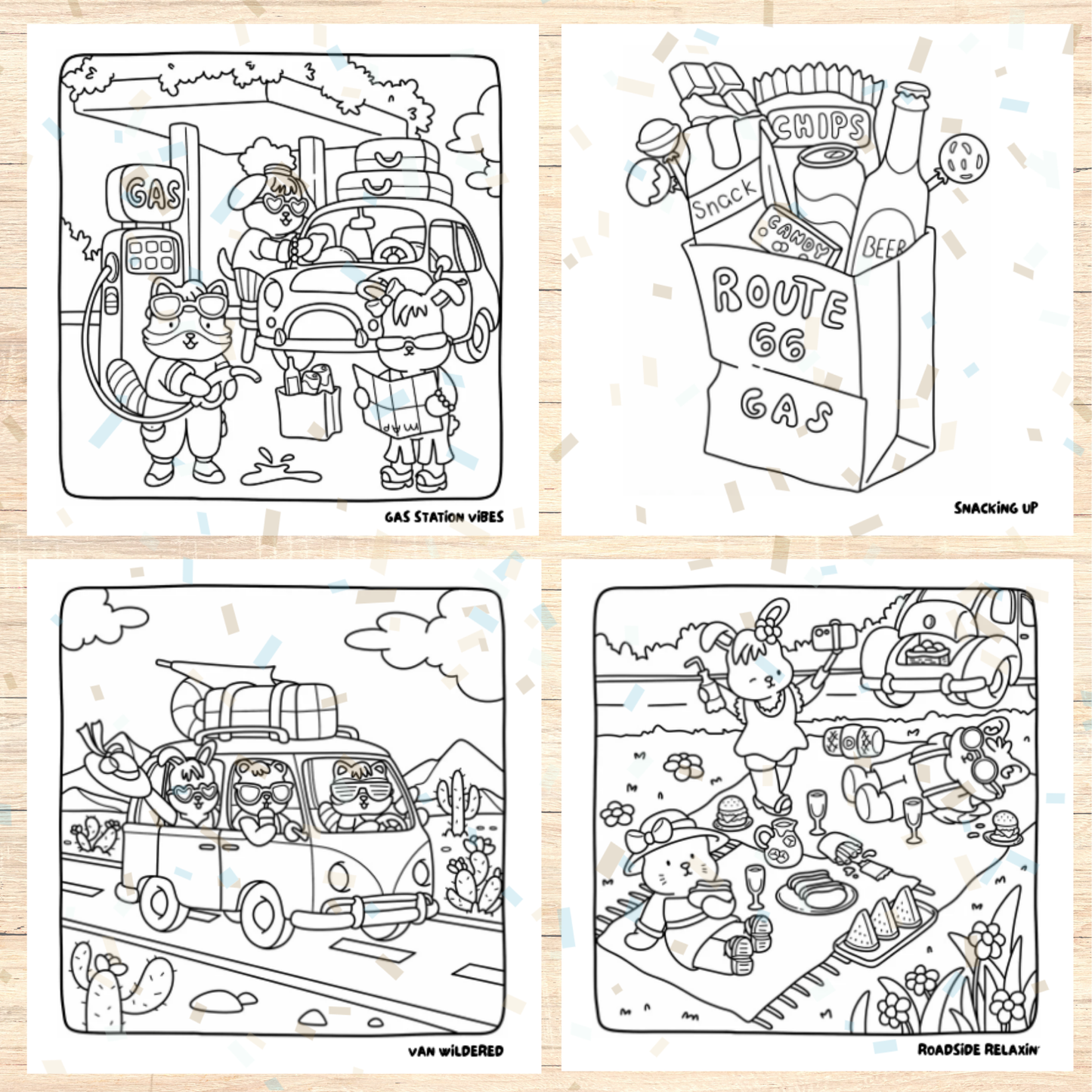 Road Trippin' Party Pack #3 Digital Download (Mini Pack)