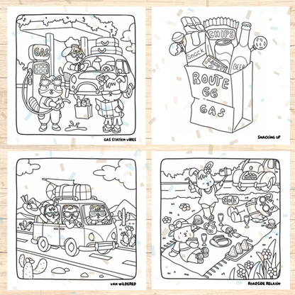 Road Trippin' Party Pack #3 Digital Download (Mini Pack)