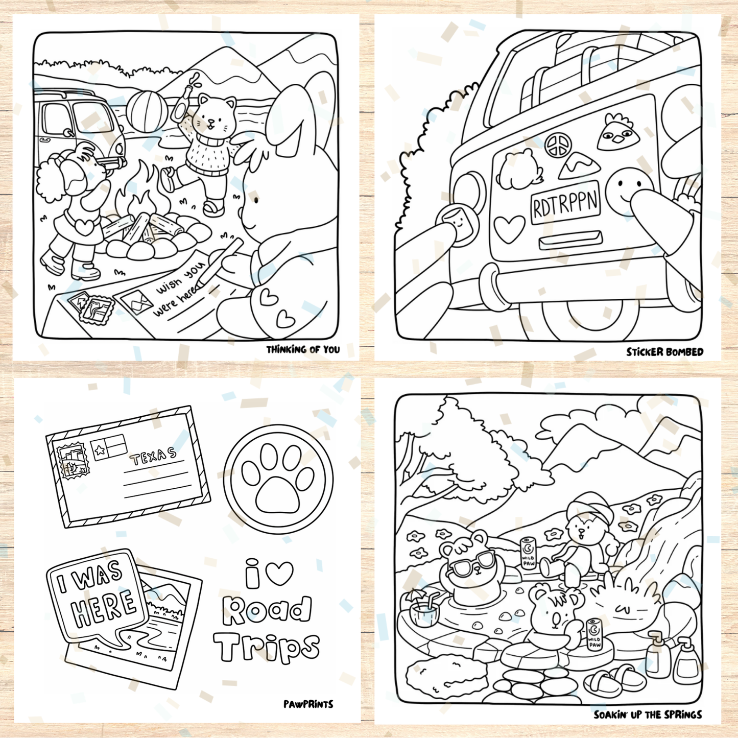 Road Trippin' Party Pack #2 Digital Download (Mini Pack)