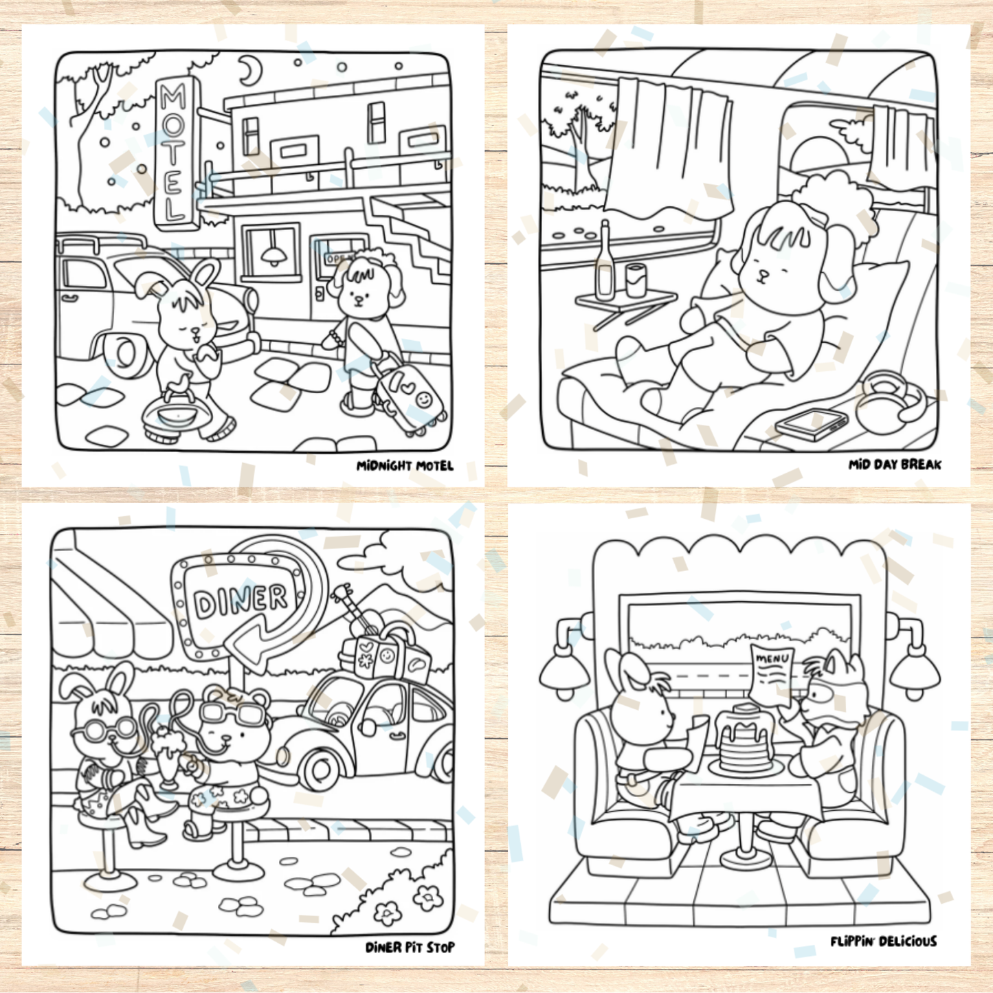Road Trippin' Party Pack #3 Digital Download (Mini Pack)