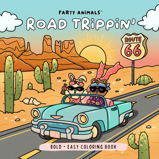 Road Trippin' Coloring Book