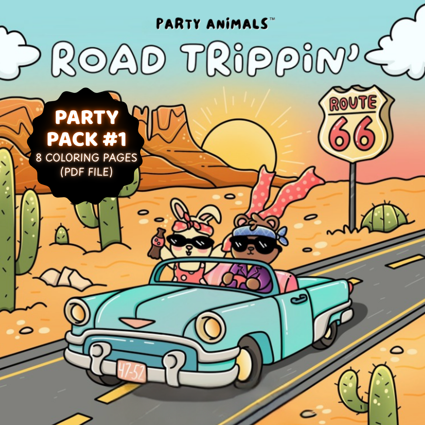 Road Trippin' Party Pack #2 Digital Download (Mini Pack)