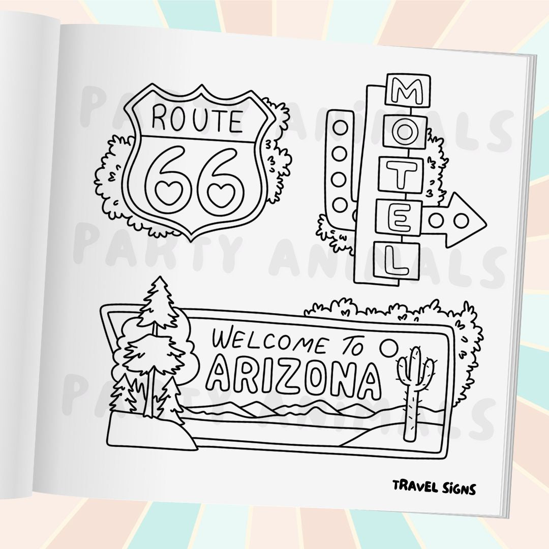 Road Trippin' Spiral Bound with Charm