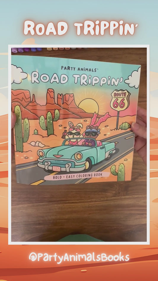 Road Trippin' Coloring Book